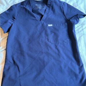 Figs Blue Short Sleeve Tee for Medical Professionals